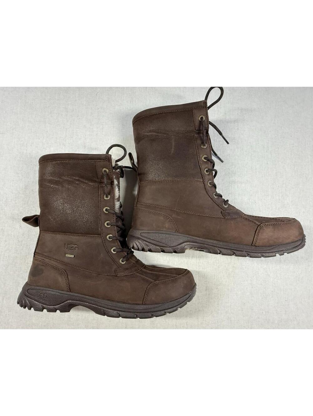 UGG Adirondack III Waterproof Boots 9.5‎ Men/11 Women/42.5 EU Cedar Leather Snow